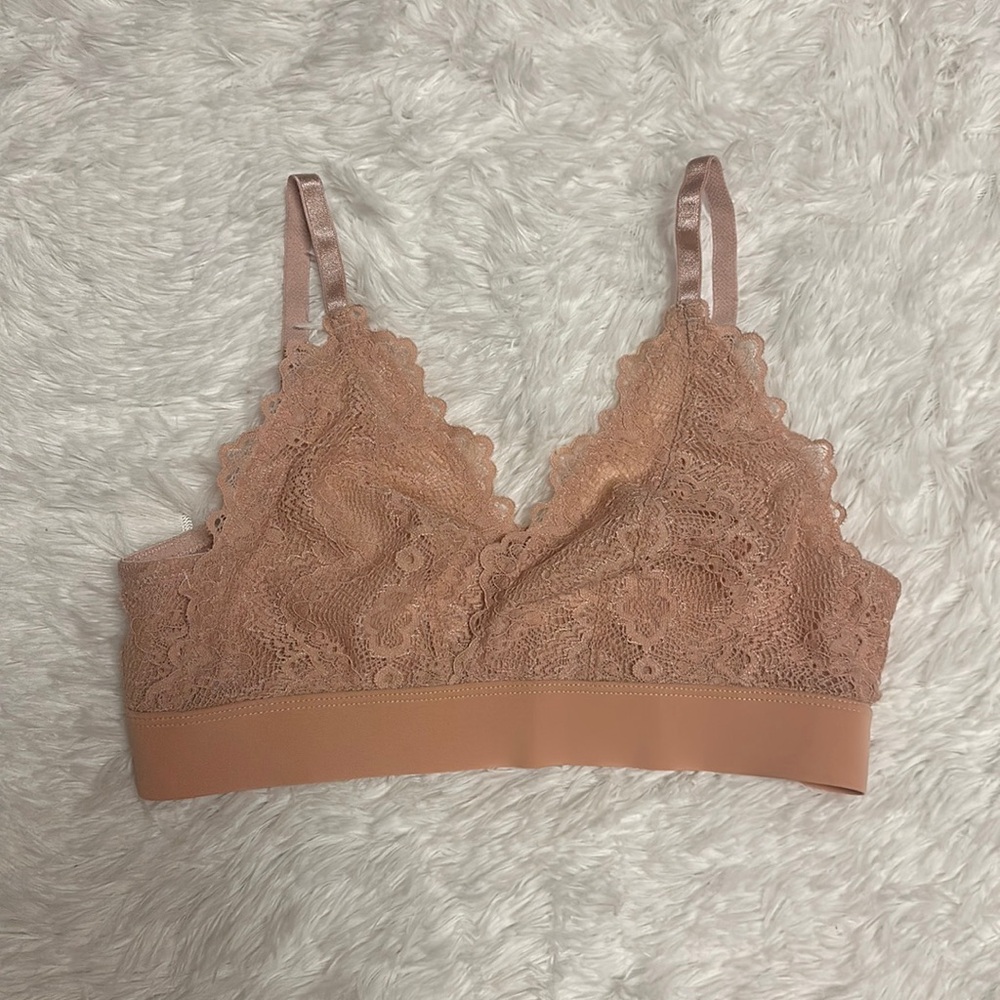 Understatement Nude triangle bralette